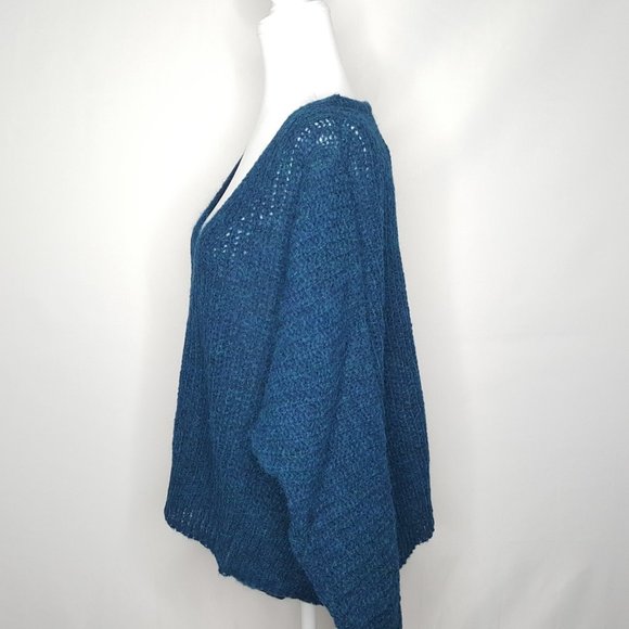 Free People Moonbeam V-Neck Oversized Sweater - Picture 3 of 9